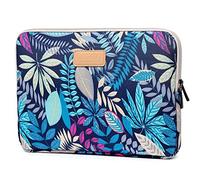 fdsmall 13,3 Pouces Housse de Protection étanche en néoprène pour Ordinateur Portable Acer/ASUS/Dell/Lenovo/HP/Samsung (Feuilles Bleues)