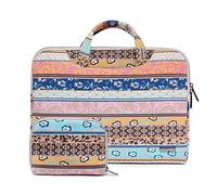 fdsmall 13,3 Zoll Laptop-Hülle, Canvas Computer Bag Case Protective Notebook Case Briefcase Cover Carrying Case Compatible with MacBook Air, MacBook Pro, Tablet PC, Ultrabook, Netbook (Pink)