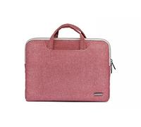 fdsmall 13,3 Zoll Laptop-Hülle, Canvas Computer Bag Case Protective Notebook Case Briefcase Cover Carrying Case Compatible with MacBook Air, MacBook Pro, Tablet PC, Ultrabook, Netbook (Rot)