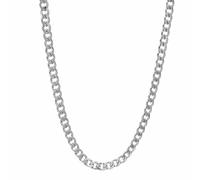 fdsmall Cuban Link Chain Collier 3mm en acier inoxydable Miami Silver Rope Chain Collier Hip-Hop & Cool Style Bijoux pour hommes et garçons (Chain width 9mm, length 70cm)