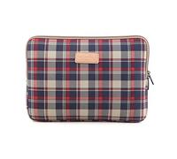 fdsmall Housse de protection imperméable en néoprène pour ordinateur portable Acer/Asus/Dell/Lenovo/HP/Samsung (rouge à carreaux, 13,3")