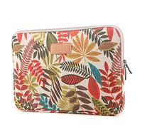 fdsmall Housse de protection imperméable en néoprène pour ordinateur portable Acer/Asus/Dell/Lenovo/HP/Samsung (feuilles kaki, 15,6")