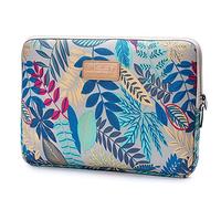 fdsmall Housse imperméable en néoprène ordinateur portable Acer/Asus/Dell/Lenovo/HP/Samsung (feuilles grises, 15,6")"}