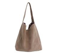 fdsmall Sac à main pour les femmes | Sac à main en daim imprimé micro léopard | sac à épaule de grande capacité avec poche intérieure pour l'école de voyage Yoga (Camel)