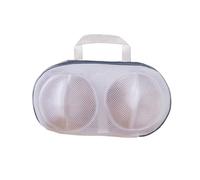 fdsmall Sac de blanchisserie de soutien-gorge 3D, sacs de soutien-gorge en maille avec fermeture éclaire poignée, sac protecteur de laveuse de soutien-gorges pour machine à laver (Grey)