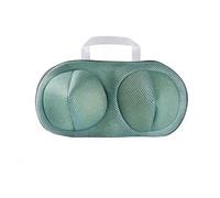 fdsmall Sac de blanchisserie de soutien-gorge 3D, sacs de soutien-gorge en maille avec fermeture éclaire poignée, sac protecteur de laveuse de soutien-gorges pour machine à laver (Green)