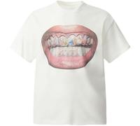 FDTURES 24ss Couple Mode Sai Micha Vinta Lavage Vintage Jésus Manches Courtes T - Shirt Tendance Hommes Femmes-color10||M