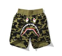 FDTURES 24ss Fashion Sport Hip Hop Bas BAP Shark Camouflage Jeunesse Casual Shorts Moyen Shorts en Coton pour Hommes-color13||XL