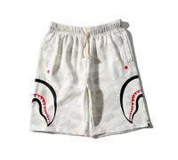 FDTURES 24ss Fashion Sport Hip Hop Bas BAP Shark Camouflage Jeunesse Casual Shorts Moyen Shorts en Coton pour Hommes-color3||L