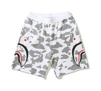 FDTURES 24ss Fashion Sport Hip Hop Bas BAP Shark Camouflage Jeunesse Casual Shorts Moyen Shorts en Coton pour Hommes-color1||L