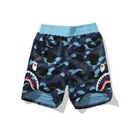 FDTURES 24ss Fashion Sport Hip Hop Bas BAP Shark Camouflage Jeunesse Casual Shorts Moyen Shorts en Coton pour Hommes-color5||S