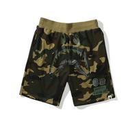 FDTURES 24ss Fashion Sport Hip Hop Bas BAP Shark Camouflage Jeunesse Casual Shorts Moyen Shorts en Coton pour Hommes-color12||S