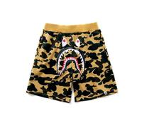 FDTURES 24ss Sport Casual Pantalons BAP Shark Camouflage Jeunesse Casual Shorts Pantalons Moyens Hommes Pur Coton Shorts-color3||S
