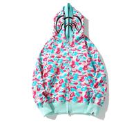 FDTURES 24ss Tendance BAP Requin Fishhead Couple Mode Décontracté Double Chapeau Camouflage Jersey-color3||S