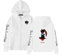 FDTURES J'Ai Mis À Jour Solo Leveling Daily Anime Crossover Zip Hoodie Et Hoodie De Couple-color5||XL