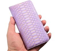 FDUJINH Étui Cuir pour Xiaomi 17 Ultra/17 Pro Max/17 Pro/17, Rabat Portefeuille Luxe Housse Clapet Béquille Coque Antichoc,Violet,17 Pro