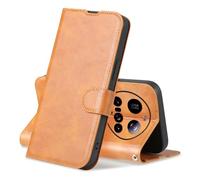 FDUJINH Housse Portefeuille pour Xiaomi 15 Ultra/15 Pro/15, Rabat Cuir Étui Fonction Support Antichoc Ultra Mince Fermeture Magnétique Coque,Marron,15 Ultra
