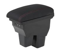 FDWPJYO Accoudoir de Voiture pour Honda Jazz/Fit Car Accoudoir Box 2015 2016 2017 2018 2019 2020 Pièces de rénovation Boîte de Rangement intérieure 3USB