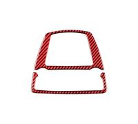 FDWPJYO pour BMW F10 F25 F26 2011-2017 F07 2010-2017 Accessoires Fibre de Carbone Intérieur Toit de Voiture Lampe de Lecture Panneau Garniture Cadre Autocollants
