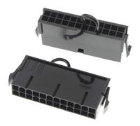 FDXGYH Lot de 2 outils de pont d'alimentation ATX 24 broches pour démarrage d'alimentation sans être branché sur la carte mère [FDXGYH, Noir]