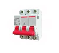 FDYZCIYI Disjoncteur DZ47S 3P Type D Disjoncteur Miniature MCB DZ47S 6KA 3P Type D 1A 2A 3A 4A 6A 10A 16A 20A 25A 32A 40A 50A 63A 1Pcs(4A)