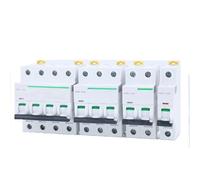 FDYZCIYI Disjoncteur IC65N Mini disjoncteur Acti 9 IC65N 1p 2p 3p 4p Type D 1A 2A 3A 4A 6A 10A 16A 20A 25A 32A 40A 50A 63A AC 1Pcs(25 V,1P)