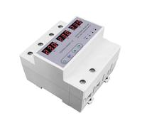 FDYZCIYI Voltmètre sélecteur de Phase triphasé 100 A for Rail DIN 3P+N avec Protection réglable Contre Les surtensions et Les sous-tensions, Relais de Protection, 1 pièce