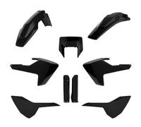POLISPORT 91505 - Kit Plastique Complet (avec Protège-Fourches) HUSQVARNA Noir