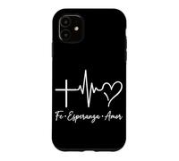 Fe Esperanza Amor Christian Espagnol Cristianos Español Faith Coque pour iPhone 11
