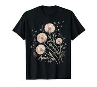 Fe Esperanza Amor Floral Christian Espagnol Faith Cristianos T-Shirt Graphique avec Valeur
