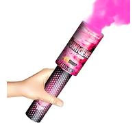 FE FRANCE EFFECT France Effect Fumigène à main coloré - Allumage mèche, durée 45 secondes - Torche de fumée colorée intense pour événements, stade, mariage - Poignée de prise sûre (Rose) FE3302