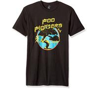 FEA Men's Foo Fighters Adult Short Sleeve T-Shirt, Bonsai Tree Black, Large