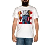 Bruce Springsteen - - Born In The USA adultes T-shirt en blanc, X-Large, BLANC
