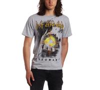 FEA Merchandising T-Shirt pour Homme Def Leppard Target Pyromania, Gris, S