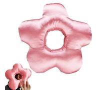 FEADBYT Coussin de sommeil latéral pour les oreilles - Avec trou pour l'oreille - Contre les douleurs aux oreilles - Convient pour dormir derrière les piercings d'oreille - Motif floral rose