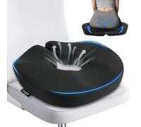 Feagar Coussin Chaise, Coussin Hemorrhoid, Coccyx et Donut Ergonomique Assise, Largeur Ajustable, Soulage la Pression Coccyx, Sciatique et Prostate, pour Bureau et Voiture