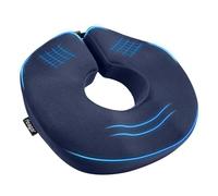 Feagar Coussin Chaise Grande Taille, Coussin Hemorrhoid, Coccyx et Donut Ergonomique Assise, Largeur Ajustable, Soulage la Pression Coccyx, Sciatique et Prostate, pour Bureau et Voiture, Bleu