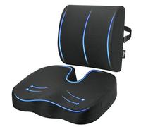 Feagar Coussin Coccyx Soutien Lombaire Orthopédique - Coussin de Siège Ergonomique et Confortable en Mousse à Mémoire, Respirant et Antidérapant, pour Bureau, Voiture, Fauteuil Roulant et Gaming