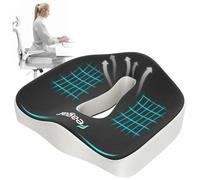 Feagar Coussin d'assise en Mousse à mémoire de Forme orthopédique et Ergonomique pour Chaise de Bureau de Voiture, soulagement du Coccyx, Meilleur Confort d'assise