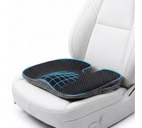 Feagar Coussin De Siège Auto en Coin Mémoire De Forme [Mesh 3D]