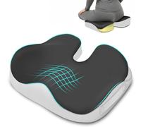 Feagar Coussin De Siège Ergonomique Mousse À Mémoire De Forme [Noir]