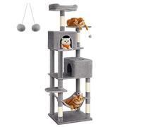 Feandrea Arbre à Chat, 182,1 cm de Hauteur, Tour de Jeux, Multi-Niveaux