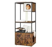 Feandrea Arbre à Chat, Maison pour Chat avec Cache-litière