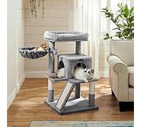 FEANDREA Arbre à chat pour grands chats - Gris clair