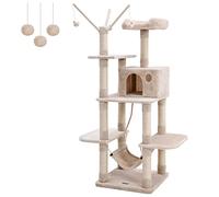 Feandrea Arbre à Chat, Tour de Jeu avec hamac, Plate-Forme
