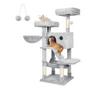 Feandrea Arbre à Chat, Tour de Jeux, Grand, Doux | Gris tourterelle, Collection CLAWFY PCT162W01