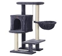 FEANDREA Arbre à Chat, Tour poteaux à gratter 84 cm, Gris Anthracite PCT142G01