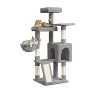 Feandrea Arbre à Chat, Tour pour Chat, 3 Plateformes, 136 cm de Haut
