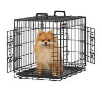 Feandrea Cage pour Chien Pliable avec 2 Portes, 61 x 43,5 x 50,5 cm