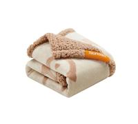 Feandrea Couverture Imperméable pour Chien, 73 x 63 cm, Blanc et Beige
